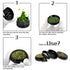 Gordon Diamond Surface Aluminum Alloy Herb Grinder, Black 50 mm Smoker Grinder, 4 Lay Easy Clean Herb Grinders